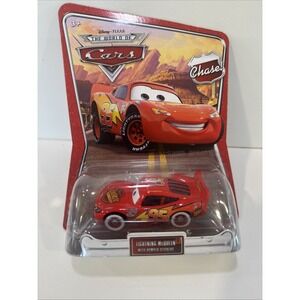 New Disney Pixar Cars CHASE Lightning McQueen with Bumper Stickers #35 N8471